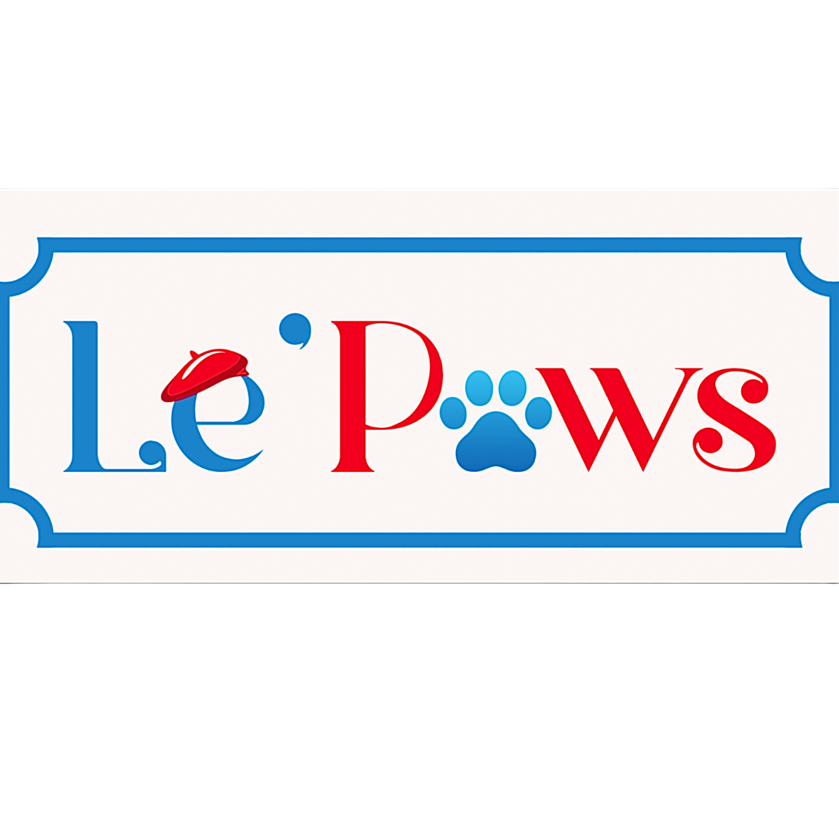 The Le Paws collection logo