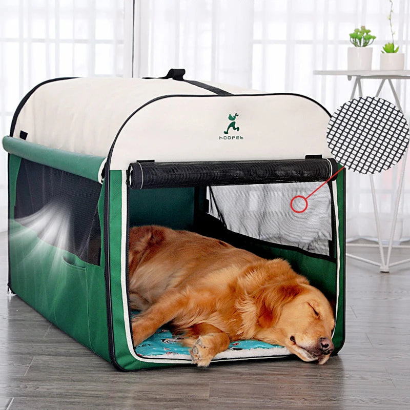 Foldable Soft Crate Dog House Dog Kennel Tent Breathable Pet Travel Carriers Dog Carrier Bag for Outdoor