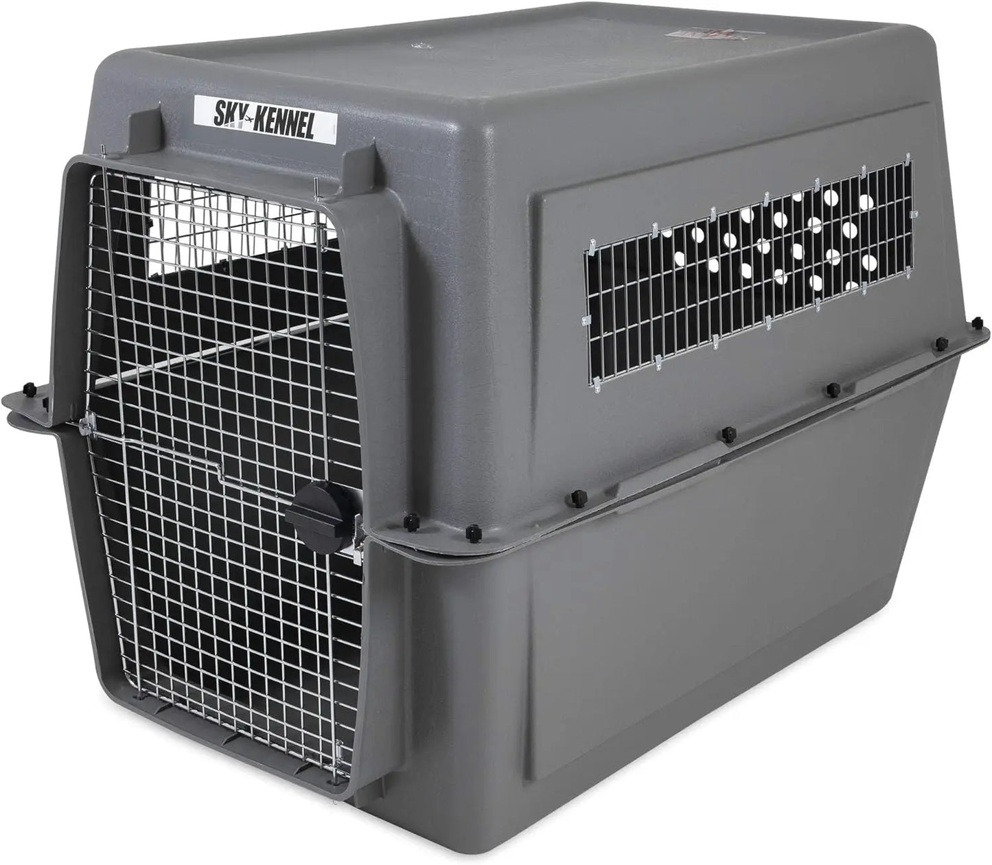 Sky Kennel, 48 Inch, IATA Compliant Dog Crate for Pets 90-125lbs, Made in USA