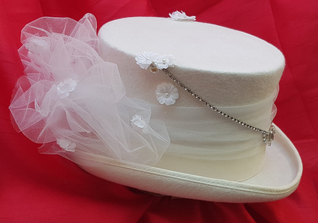 Hand Decorated Top Hat