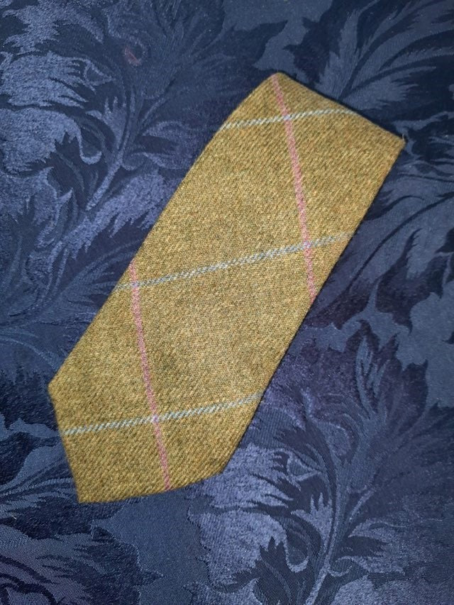 100% Yorkshire Wool Tweed Tie