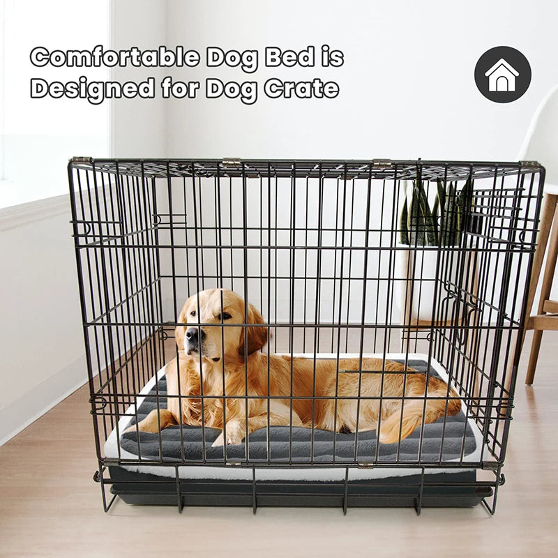 Benepaw Soft Orthopedic Dog Bed Washable Nonslip Egg Crate Foam Kennel Pad Pet Sleeping Mat Cushion For Small Medium Large Breed