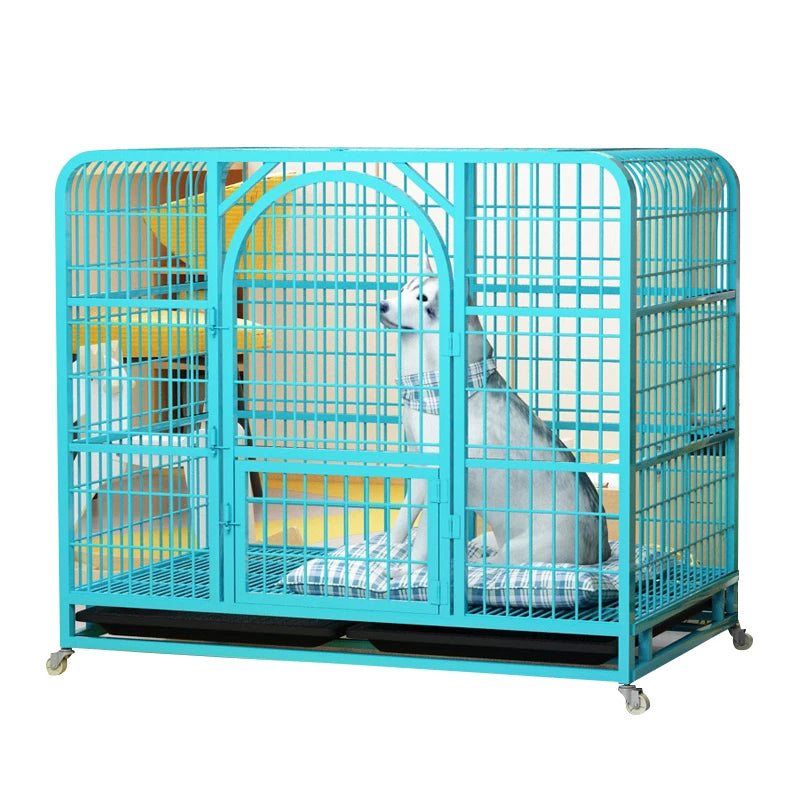 Wholesale High Standard Low Cost Factory Price Pink Metal Pet Dog Crate Durable Outdoor Large Cage