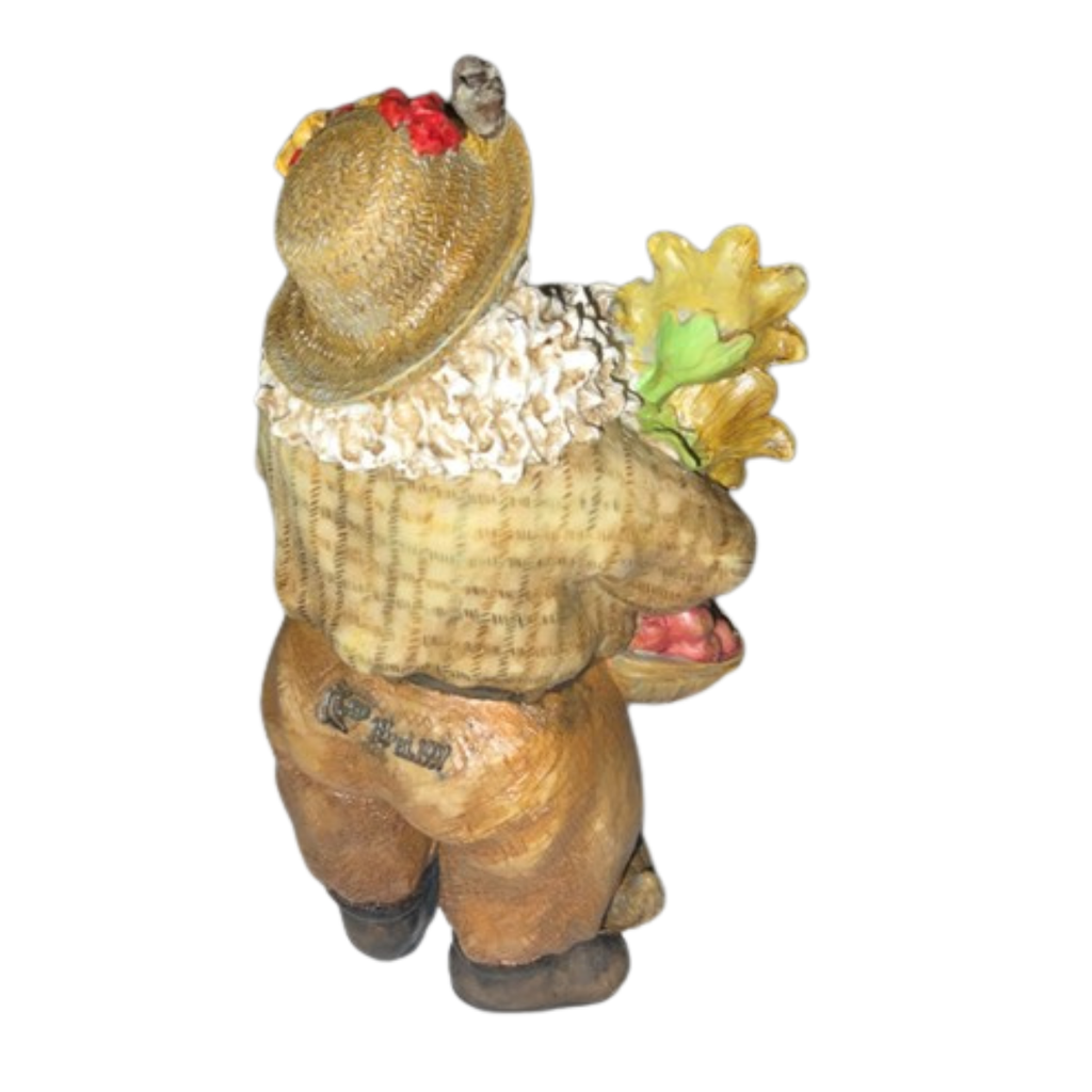 Santa’s Harvest – Limited Collector’s Edition Rustic Holiday Figurine (1997)