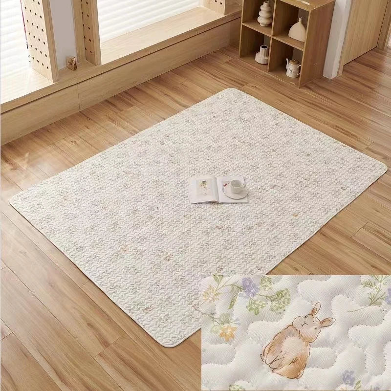 Cat Mats for Floors Pet Playpen Kennel Crates Mat Cat Puppy Cushion Reusable Washable Training Pee Pads Travel Car Mats for Dogs