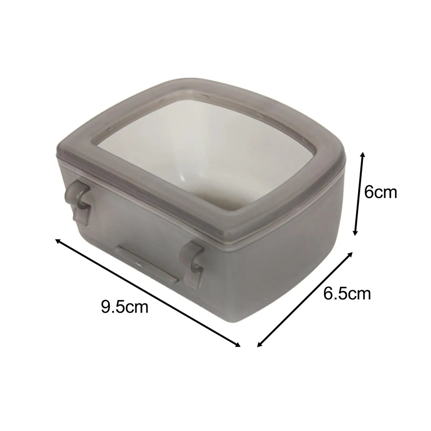 2pcs Dog Crate Bowls Slow Feeding No Spill Pet Carrier Bowl Water Dispenser Dish