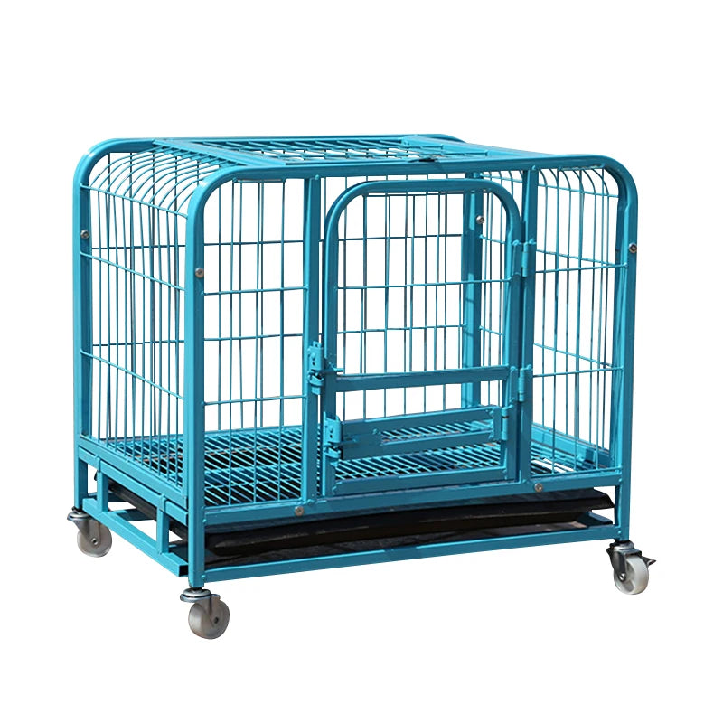 Wholesale High Standard Low Cost Factory Price Pink Metal Pet Dog Crate Durable Outdoor Large Cage