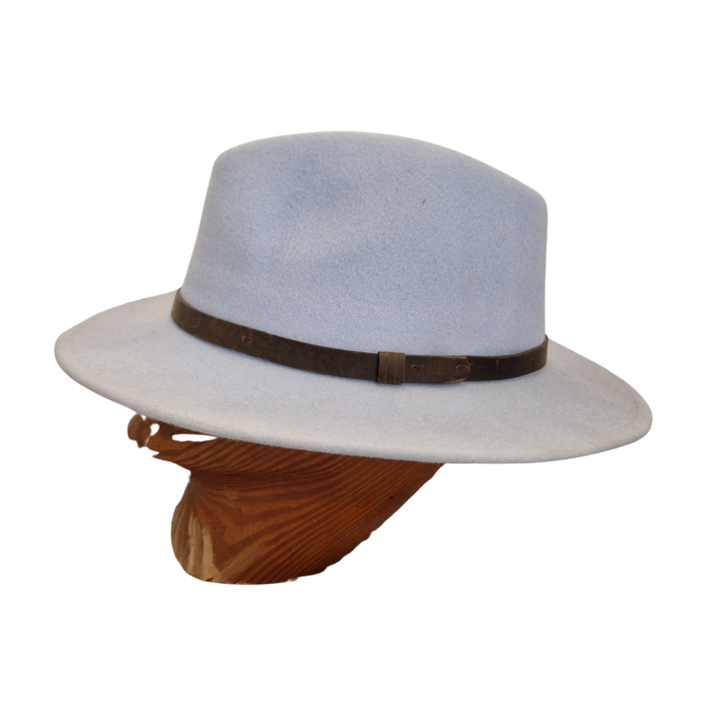 Baby Blue Fedora side