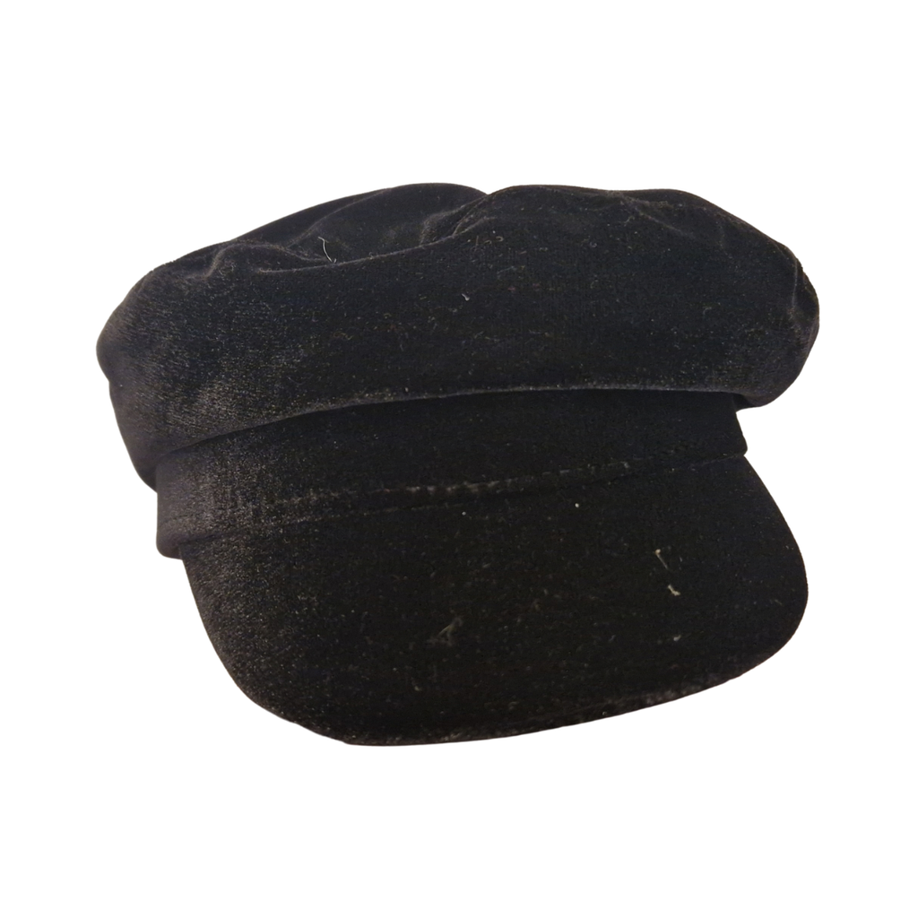Black Velvet 1960s Style Quatro Cap front