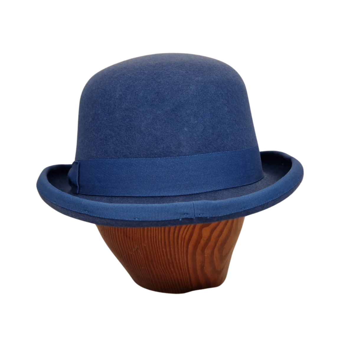 Blue Classic Bowler Hat back