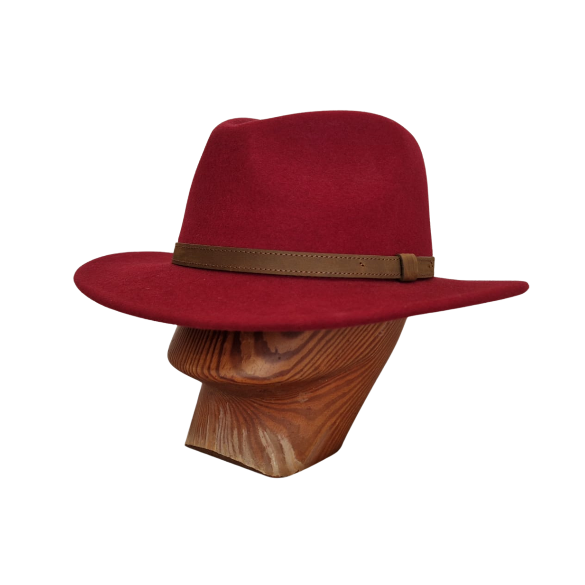 Burgundy Fedora front