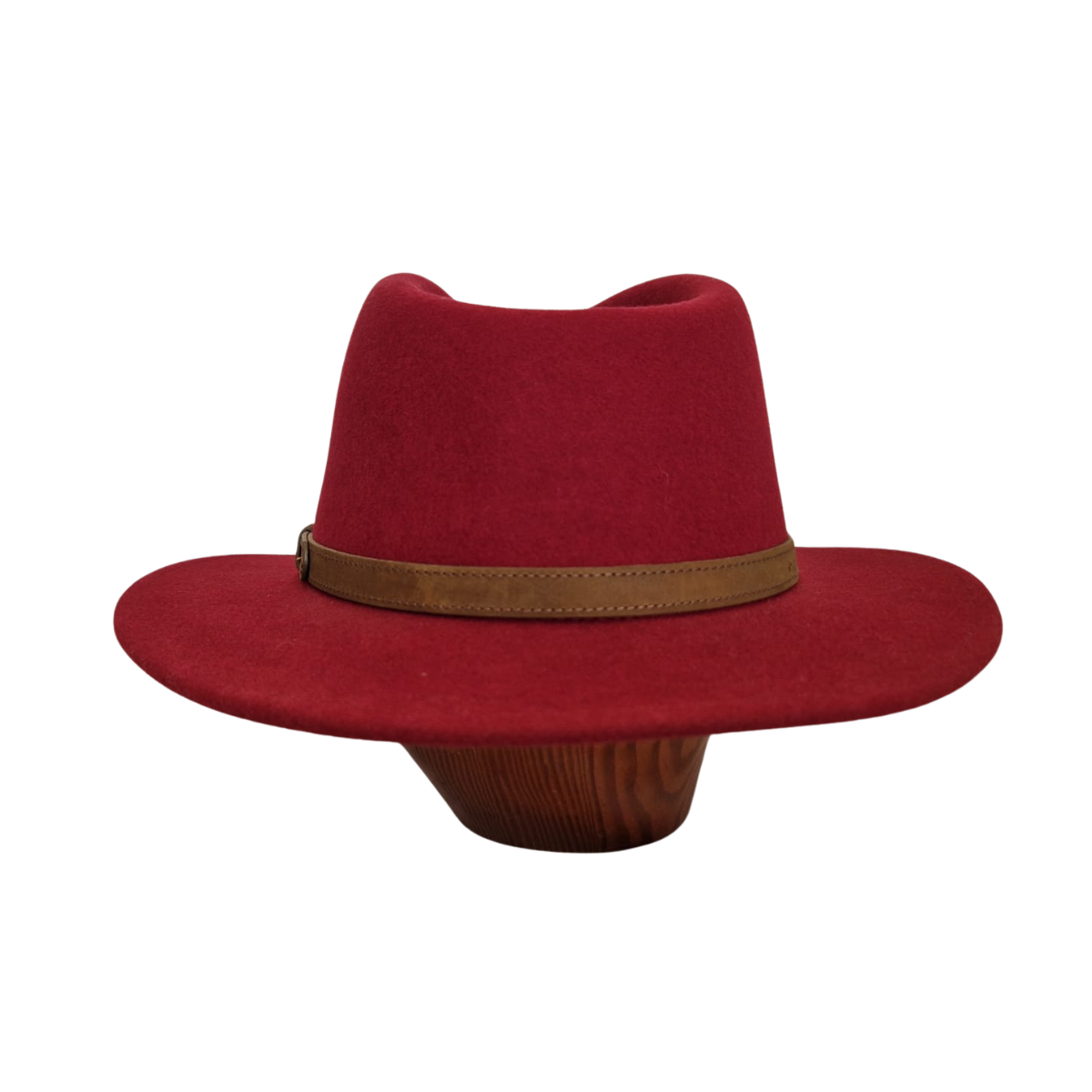 Burgundy Fedora back