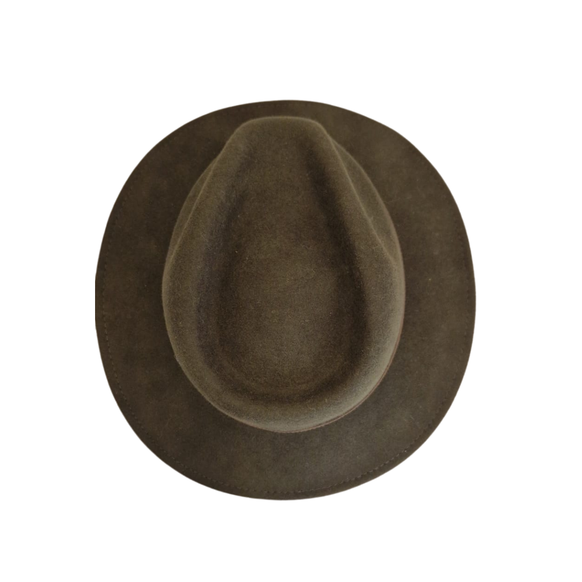 Dark Olive Green Fedora top