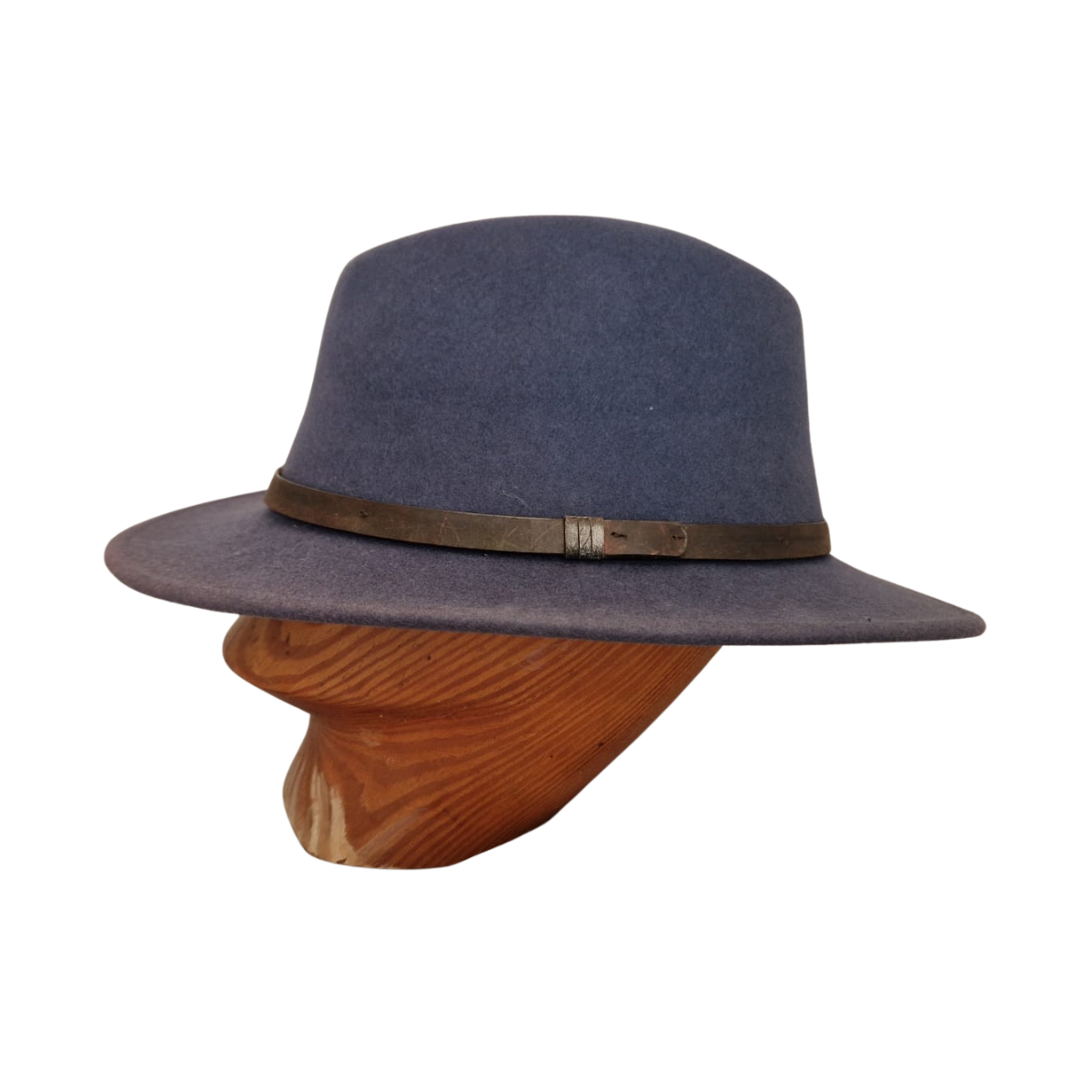 Fedora Petrol Blue 100% Wool