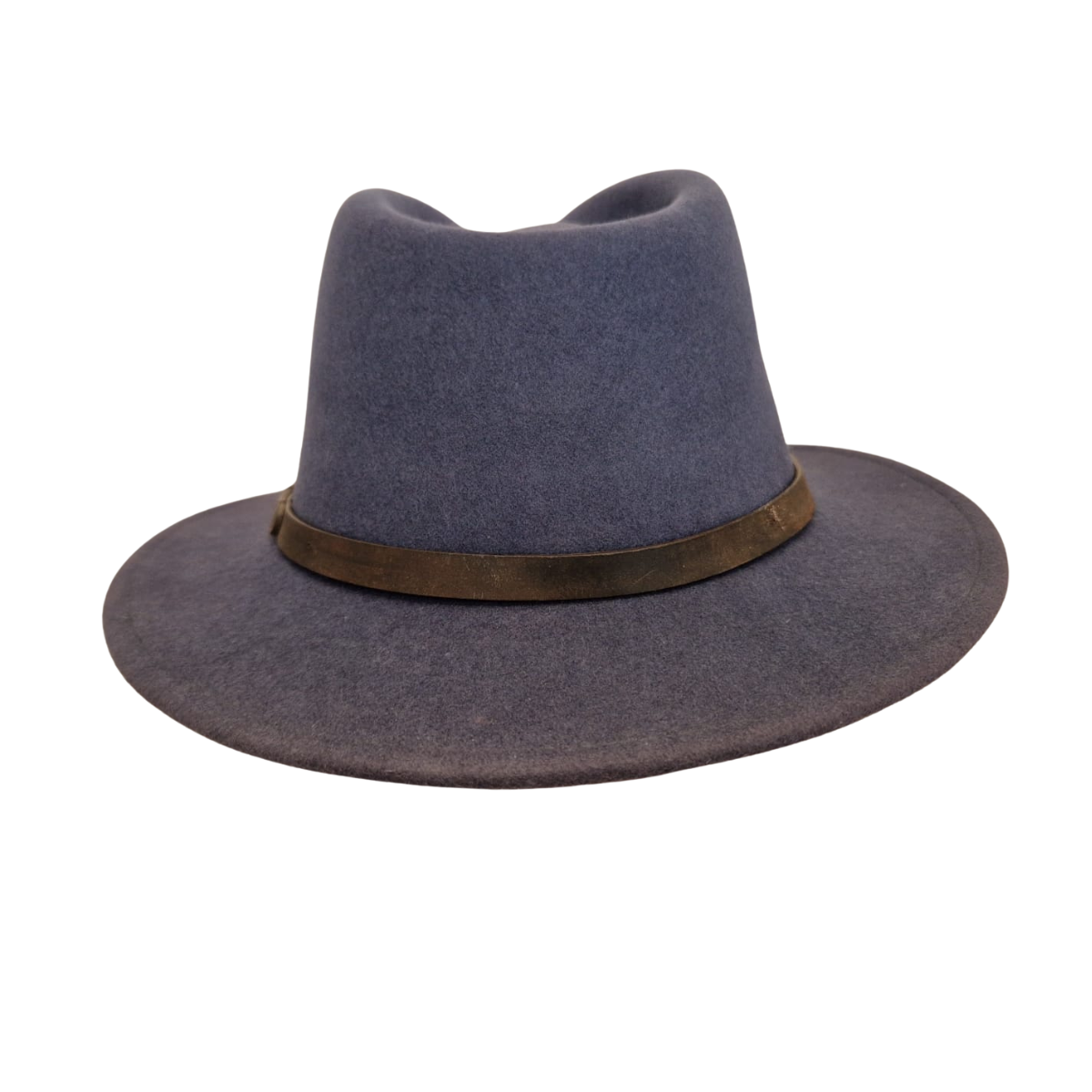 Fedora Petrol Blue 100% Wool