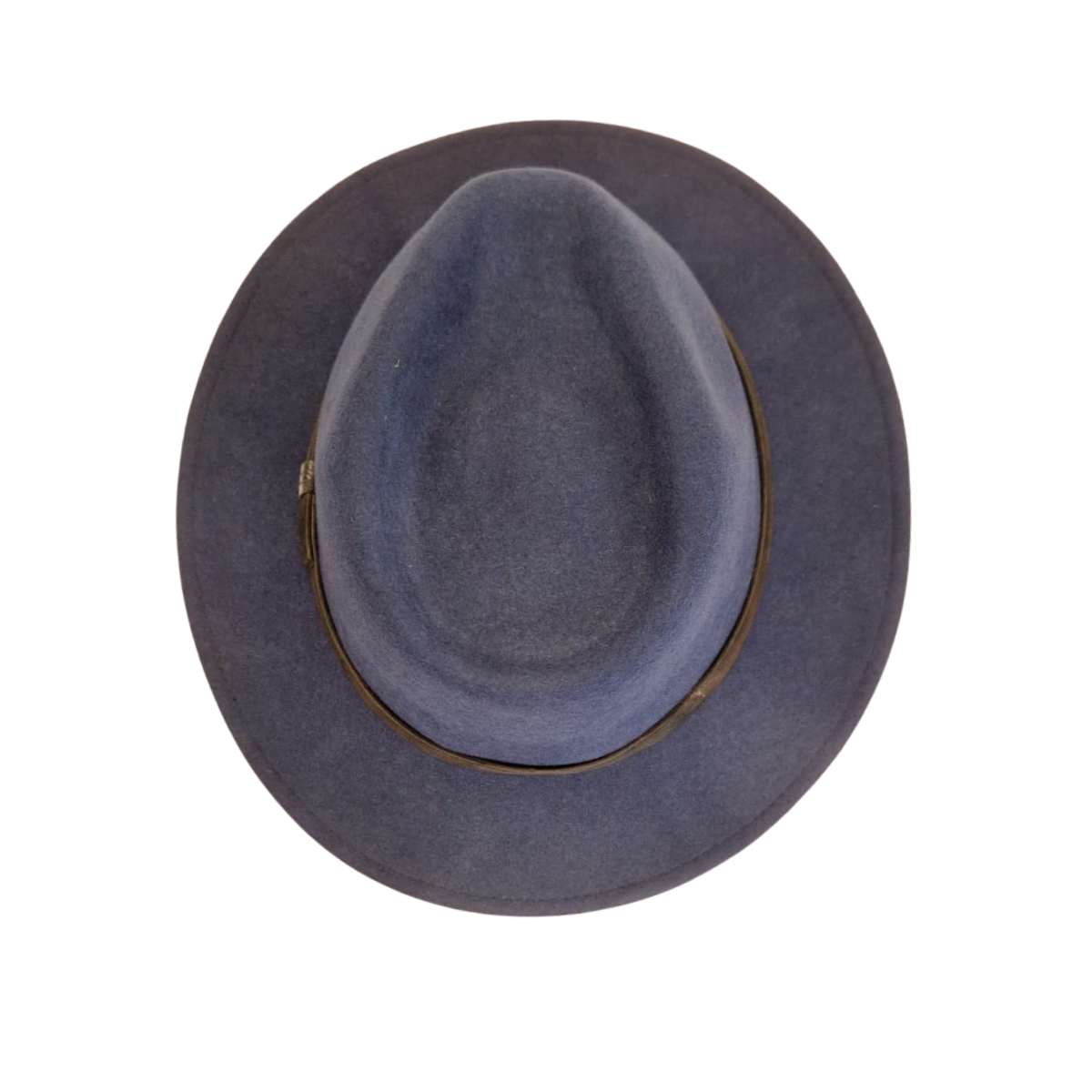 Fedora Petrol Blue 100% Wool