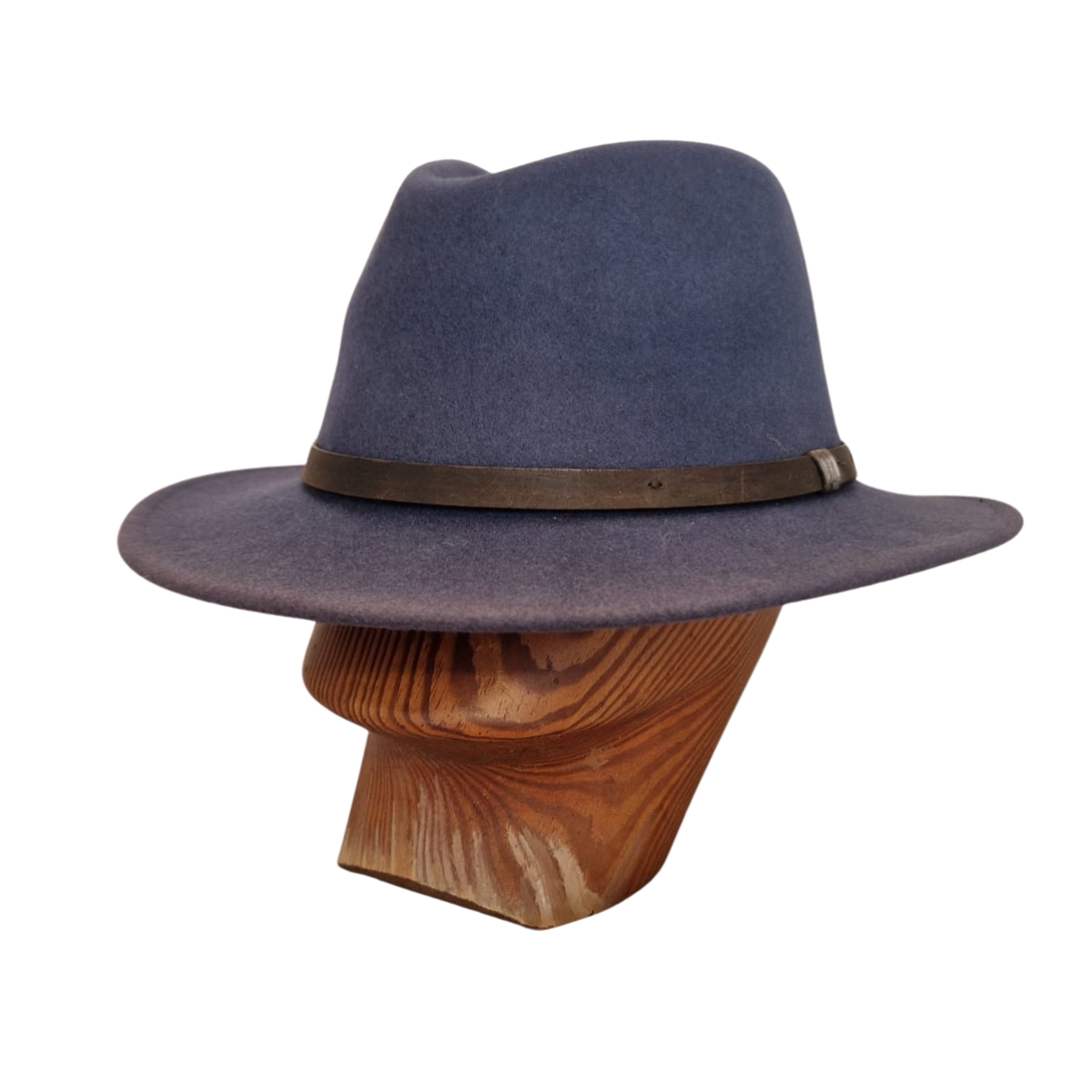 Fedora Petrol Blue 100% Wool
