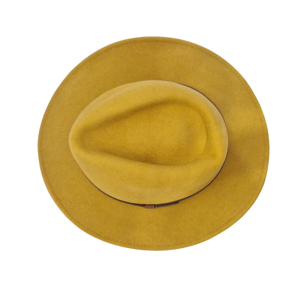 Golden Ochre fedora top
