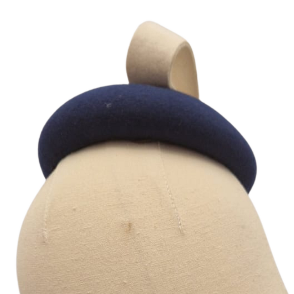 Navy Button Hat