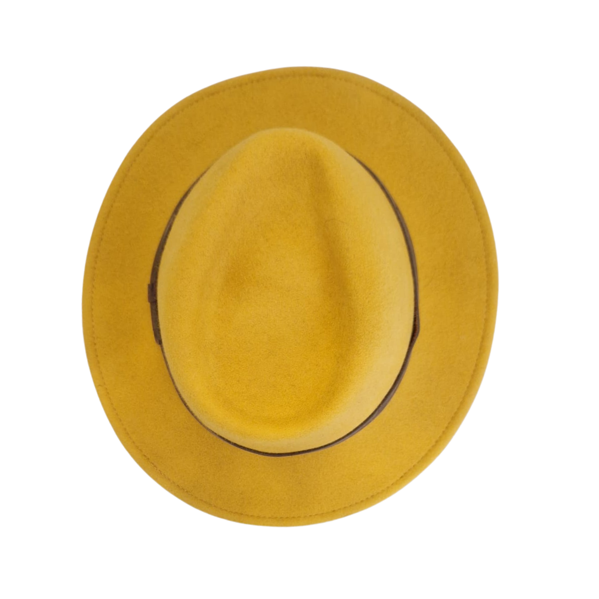 Mustard Yellow Fedora top