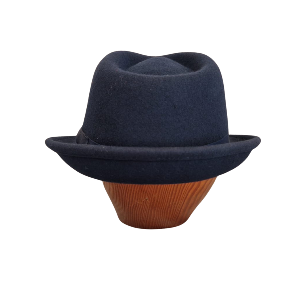 Navy Trilby back