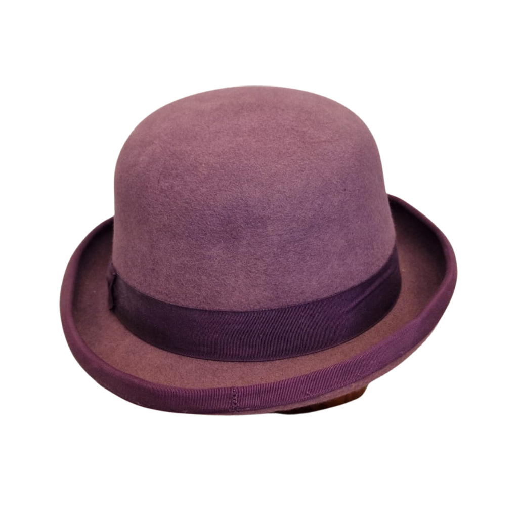 Purple Classic Bowler Hat back