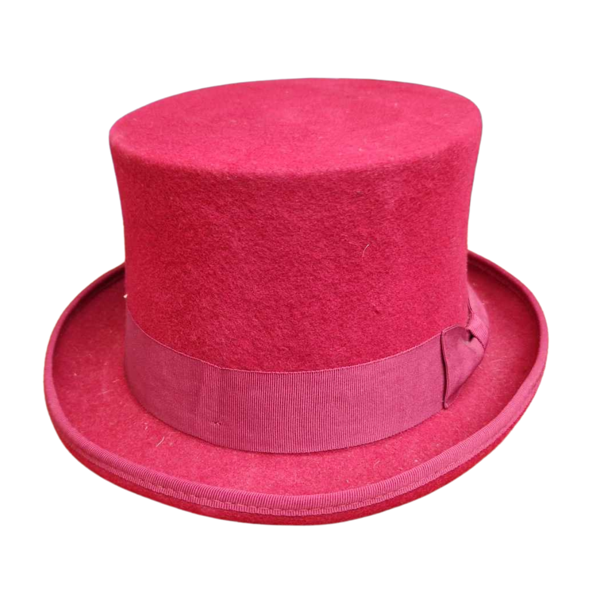 Classic 100% Wool Top Hat - Mauve