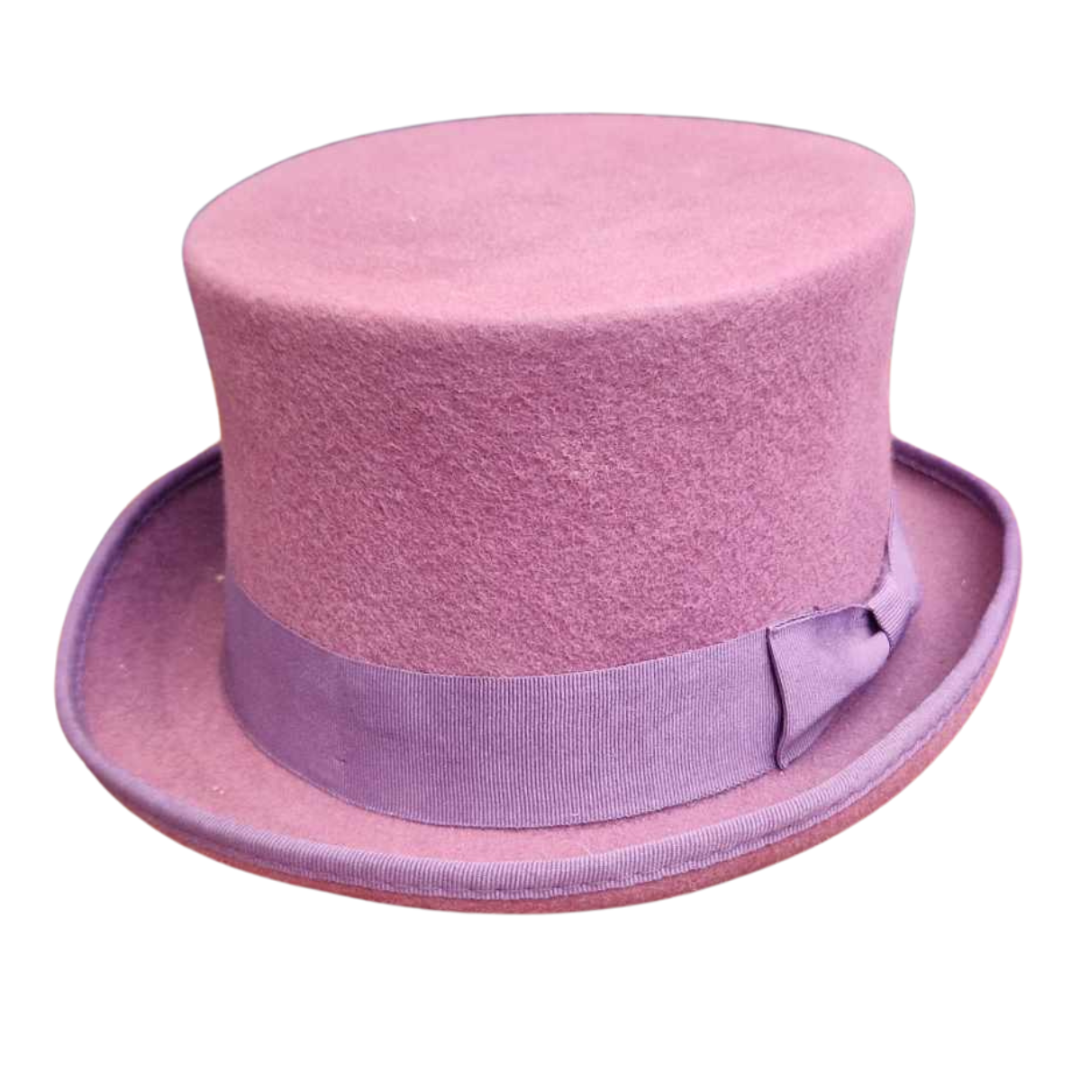 Classic 100% Wool Top Hat - Hot Pink