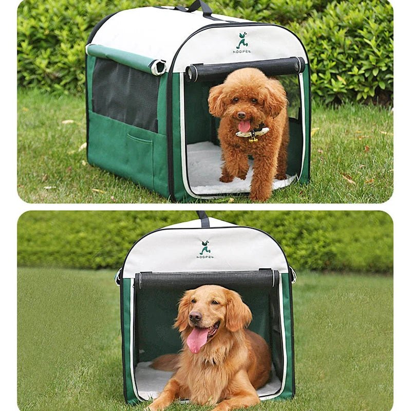 Foldable Soft Crate Dog House Dog Kennel Tent Breathable Pet Travel Carriers Dog Carrier Bag for Outdoor