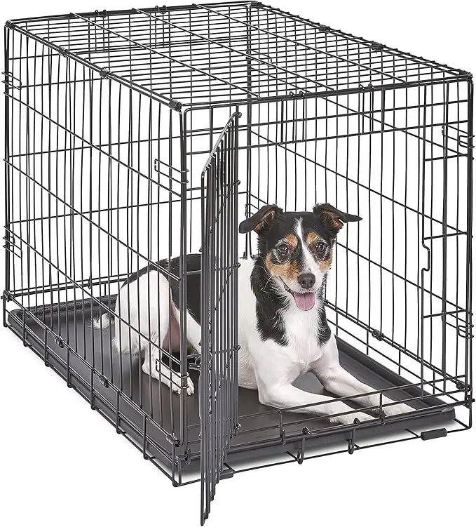 Ginormous Single Door 54-Inch Dog Crate for XXL Dogs Breeds; Great Dane, Mastiff, St. Bernard，Black: SL54