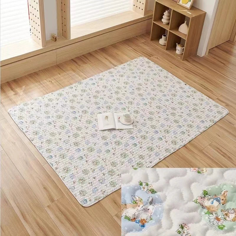 Cat Mats for Floors Pet Playpen Kennel Crates Mat Cat Puppy Cushion Reusable Washable Training Pee Pads Travel Car Mats for Dogs