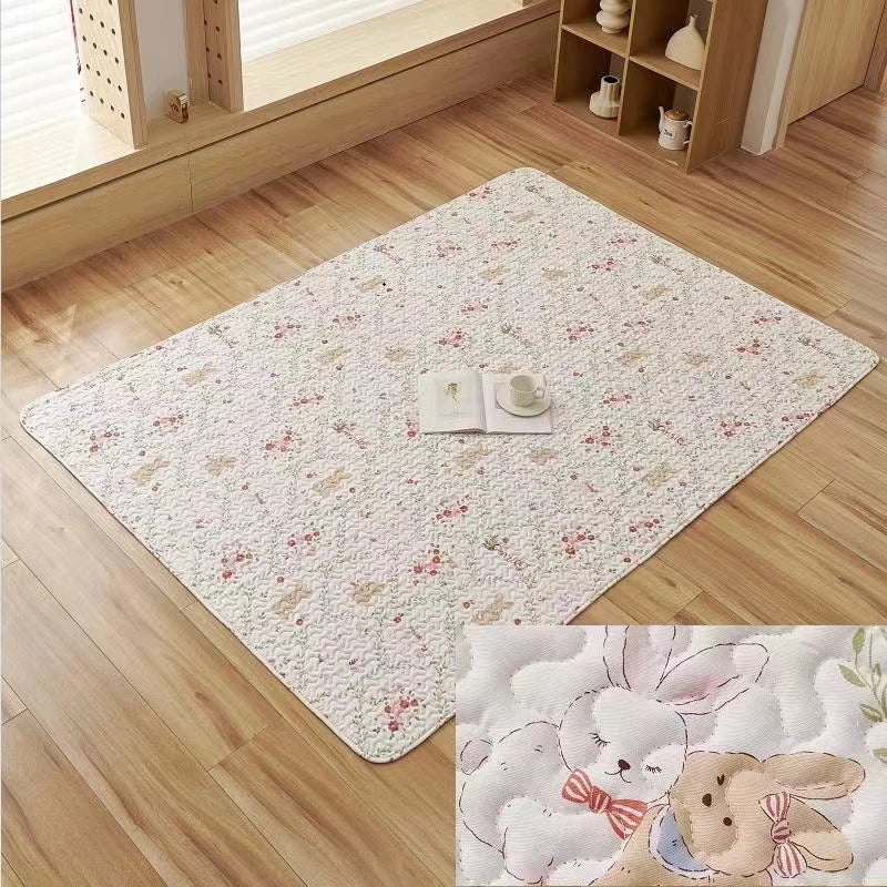 Cat Mats for Floors Pet Playpen Kennel Crates Mat Cat Puppy Cushion Reusable Washable Training Pee Pads Travel Car Mats for Dogs