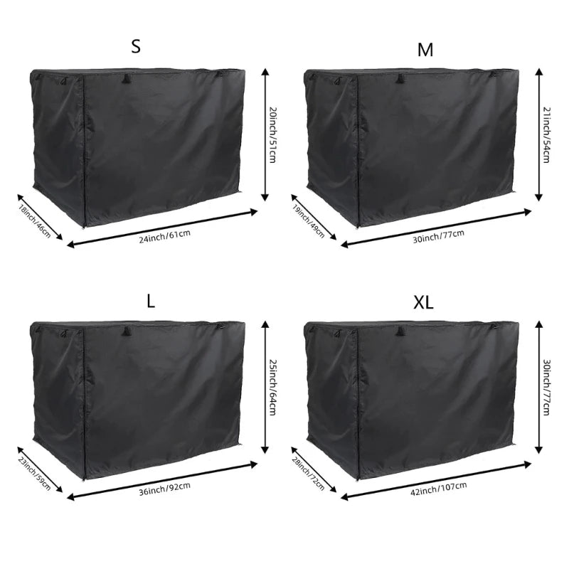 Dog Crates Cover 24/30/36/42inch Pet Kennels Covers for Small Large Dogs New Dropship