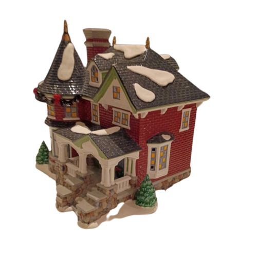 Department 56 – 1224 Kissing Claus Lane Animated Musical Christmas House