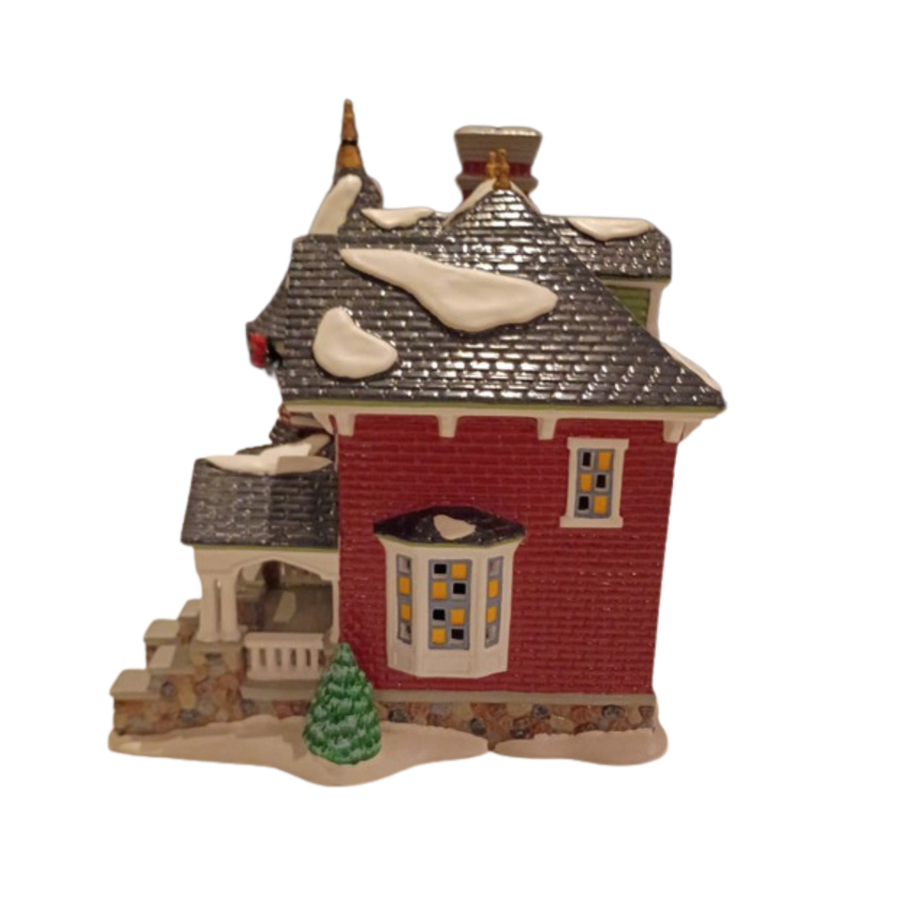 Department 56 – 1224 Kissing Claus Lane Animated Musical Christmas House