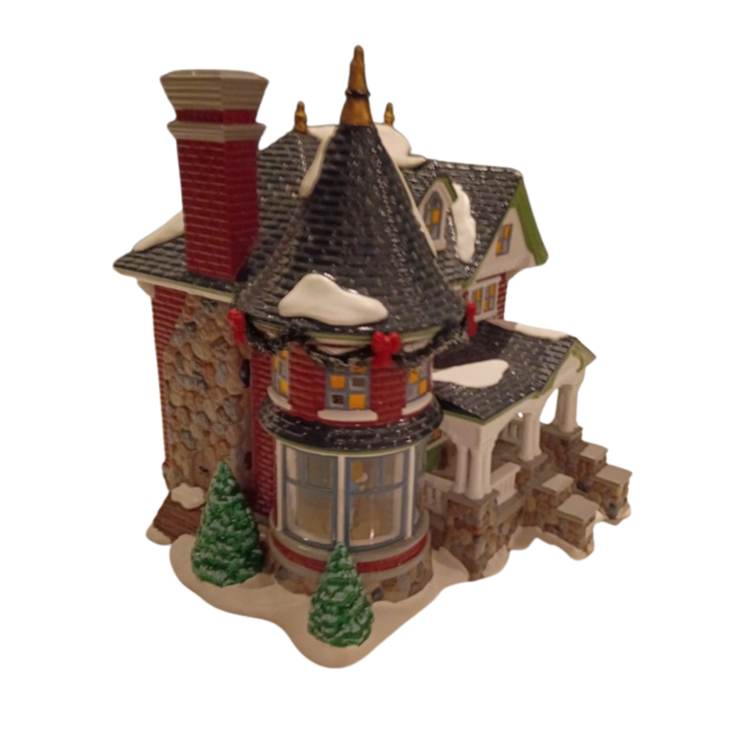 Department 56 – 1224 Kissing Claus Lane Animated Musical Christmas House