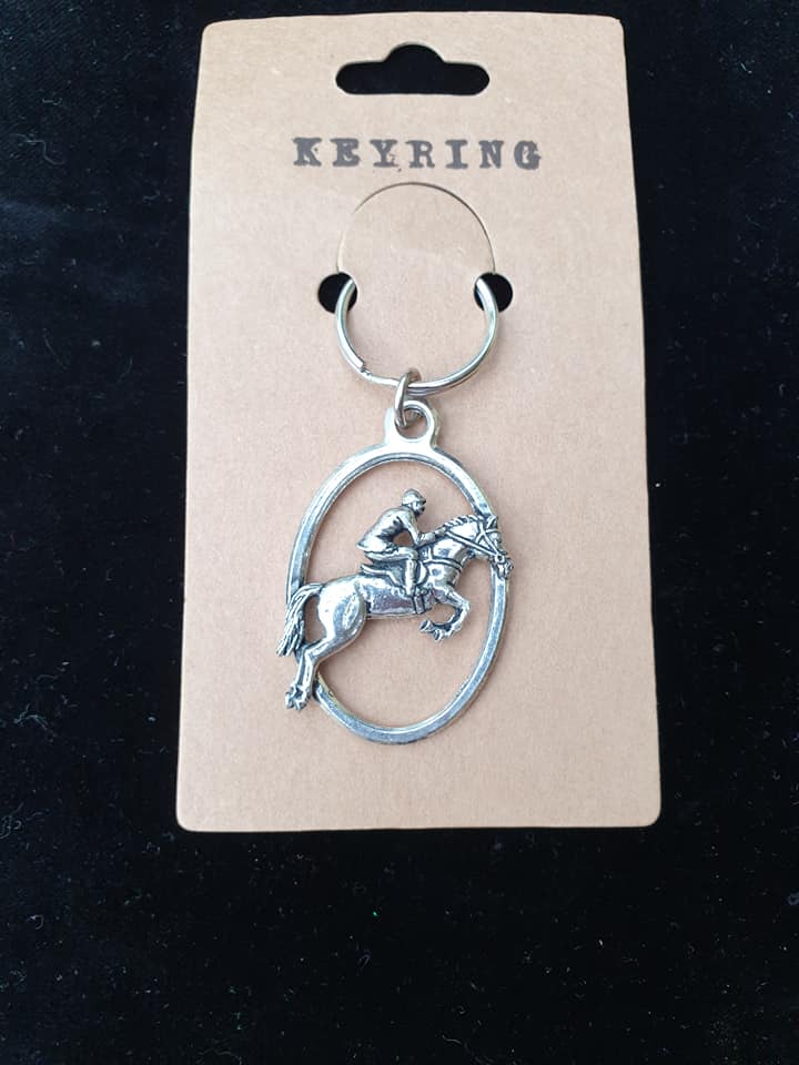 Key Ring Horse and Rider Design