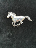 Tie Pin / Pin Badge Galloping Horse Design.