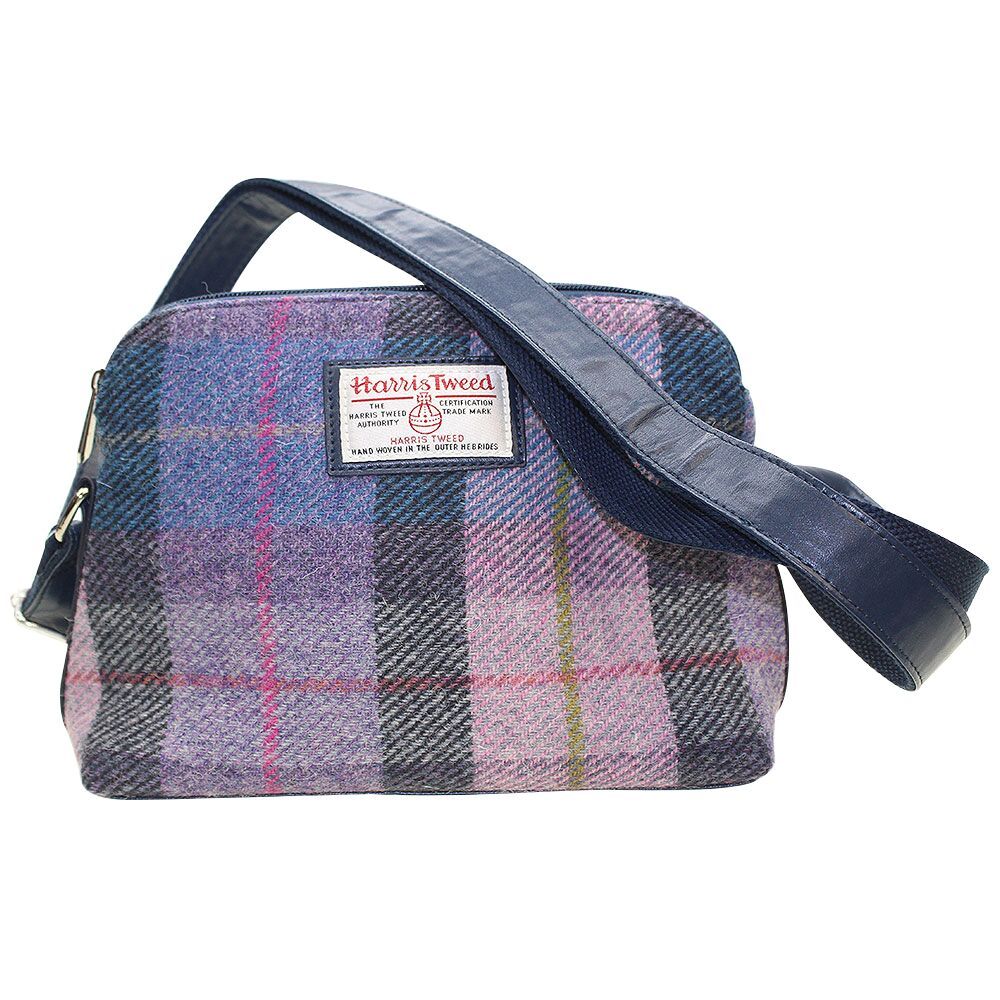 Rosalie Harris Tweed  Handbag With Cross Over Handle