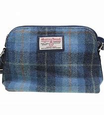 Rosalie Harris Tweed  Handbag With Cross Over Handle