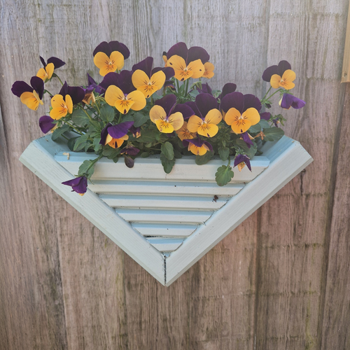 sage green 45 degree wall planter - Pillar to Post