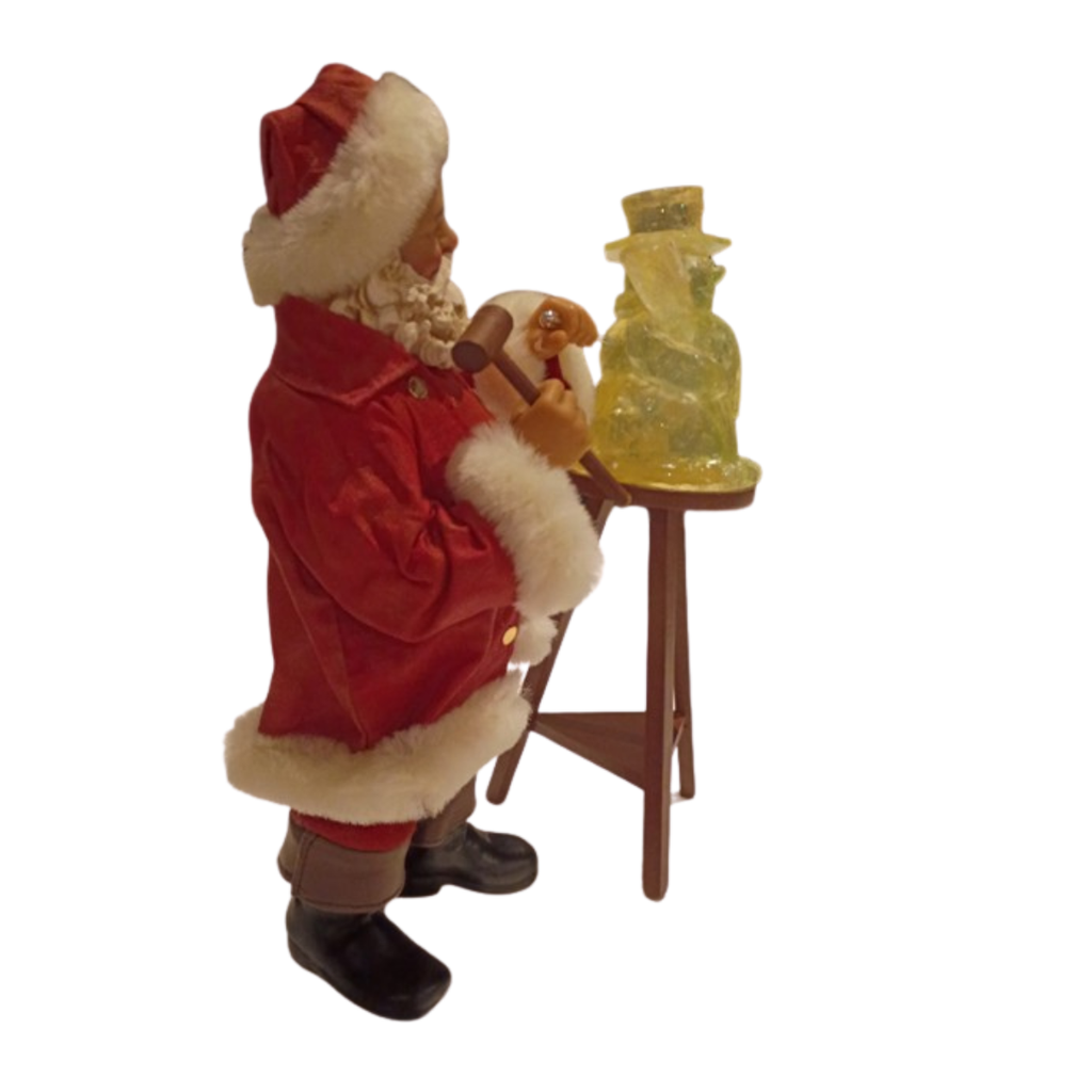 Santa’s Time Off – Possible Dreams ‘Ice Sculpture’ Clothtique Figurine (2000)