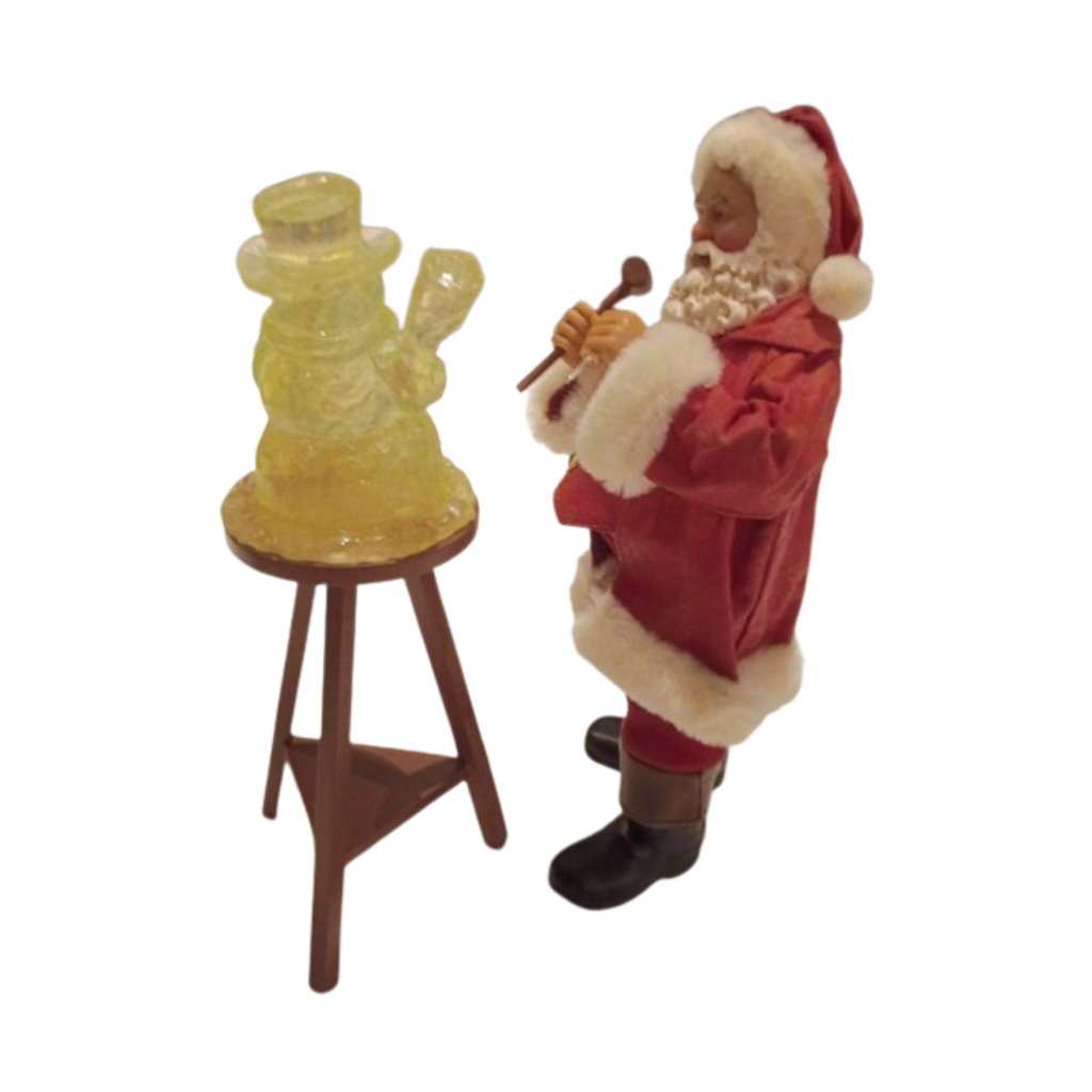Santa’s Time Off – Possible Dreams ‘Ice Sculpture’ Clothtique Figurine (2000)