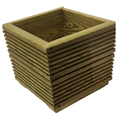 Trapezoid Patio Wooden Planter unlined - Pillar to Post